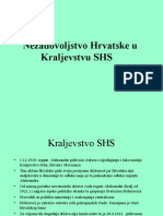 Prvo Nezadovoljstvo Hrvatske