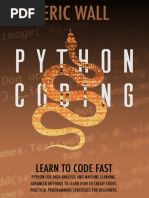 Wall - Eric Python Coding - Learn To Code Fast. Python For Data Analysis and Machine Learning