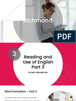 Session 7 - B2 First Reading Use of English Part 3