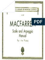 Macfarren - Scale and Arpeggio Manual