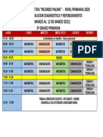 Horario Escolar