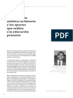 La Educación Artística: Su Historia y Los Aportes Que Realiza A La Educación Primaria