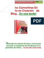 Como Convertise en Experto en Creacion de Blog Revisado 28-02-10