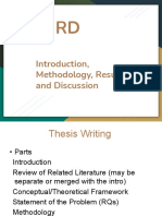 Research Writing For Publication Part 2 - IMRD