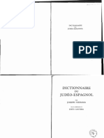 Dictionnaire Du Judéo-Espagnol