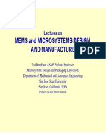 MEMS and Microsystems Design Manufacture