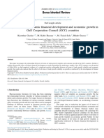 Oil Price Volatility, Islamic Financial Development and Economic Growth in Gulf Cooperation Council (GCC) Countries