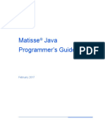 Matisse Java Programmer's Guide: February 2017