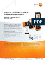 Commercial / Light Industrial Combustion Analyzers: Testo-Direct