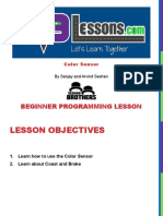 Beginner Programming Lesson: Color Sensor