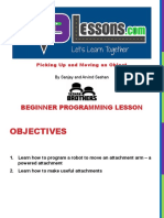Beginner Programming Lesson: Picking Up and Moving An Object