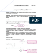 Resolución de Ecuaciones de Primer Grado. 1