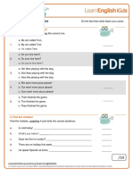 Grammar Test - Pronouns: 1. Choose The Correct Sentence!