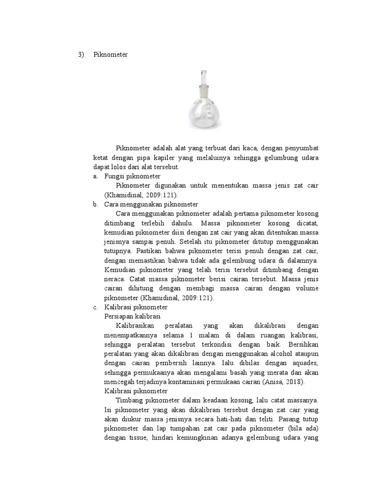 Piknometer | PDF