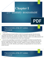 21st Century Assessment Characteristics