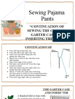 Sewing The Pajama Pants (Crotch, Garter)