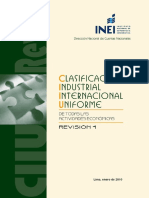Clasificacion Industrial Internacional Uniforme