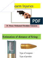 Firearm Injuries: D. Mona Mohamed Ibrahim Ghonem