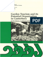 Garden Tourism and Its Potential Organization in Canterbury