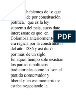 La Constitución Política de Colombia de 1991