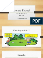 Too and Enough: Lintas Minat Bahasa Inggris Kelas X IPS By: Lilis Suryani, M.PD