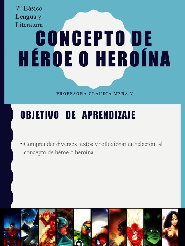 Concepto de Héroe o Heroína | PDF | Héroe | Religión y creencia