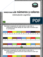 Memorizar Colores y Numeros