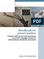 Handbook For Prison Leaders