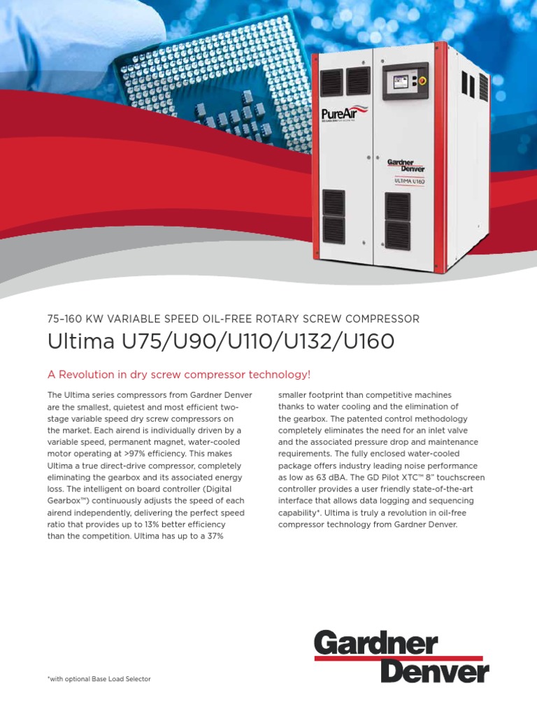 Ultima U75/U90/U110/U132/U160: A Revolution in Dry Screw Compressor ...