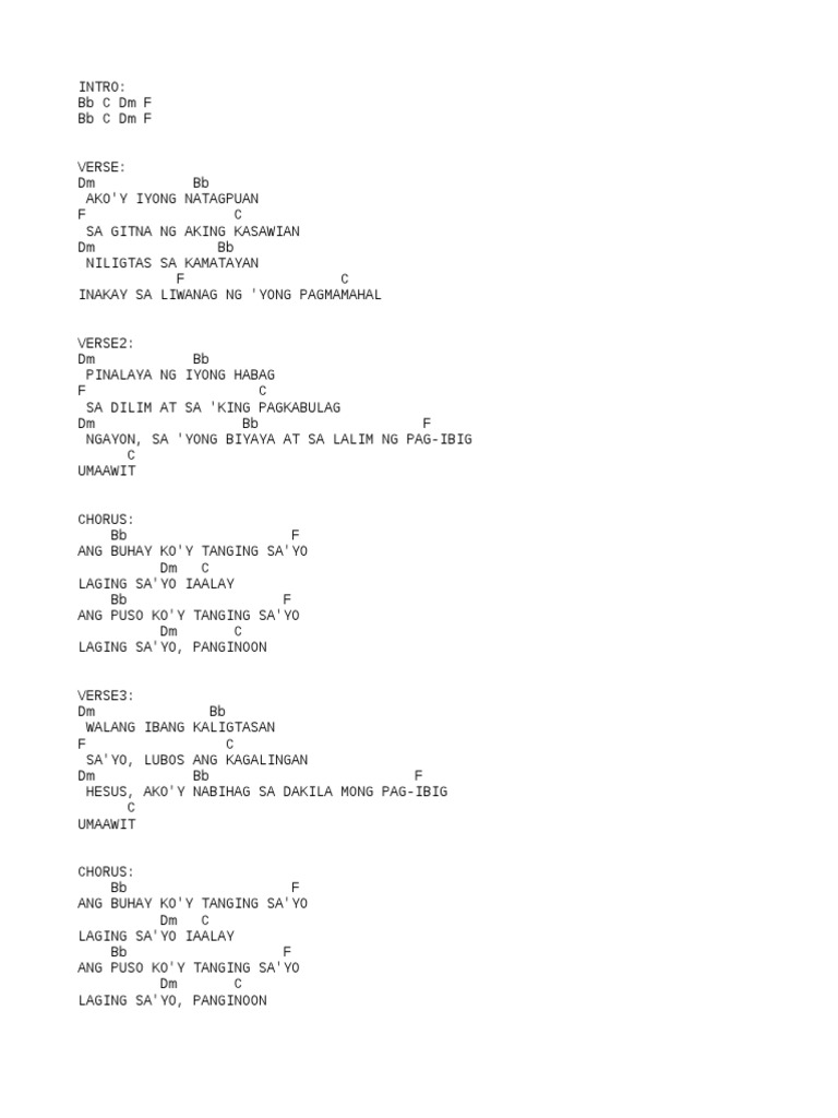 Dakilang Pag Ibig Victory Worship Lyrics And Chords Pdf