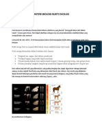 Materi Biologi Bukti Evolusi