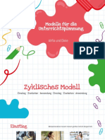 Zyklisches Modelle Fuer Den Unterrichtsplannung - Neu