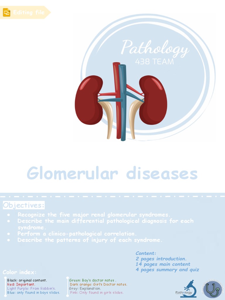 Summary Nephritic, Nephrotic Syndromes | PDF | Kidney Disease | Chronic ...