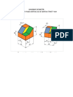 Gambar Isometri Dan Ukuran