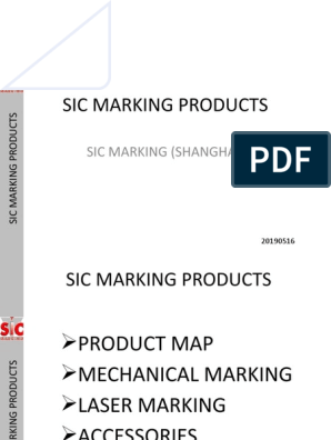 Sic Marking Products 190527 | PDF | Computer Science | Computer 