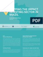 Mapping The Impact Investing Sector in Brazil: Summary of Fi Ndings