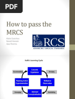 How To Pass The MRCS Presentation