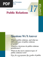 Public Relations: Advertising Principles and Practices