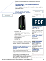 User Manual Dell Alienware X51 R3 Gaming Desktop Computer AX51R3-3011BLK