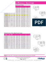 ALE Emale Dapters: Medium Pressure Male X Medium Pressure Female