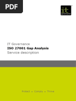 ISO 27001 Gap Analysis Service Description