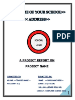 Project Template Computer Science by Swati Chawla