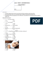 Daily Test 1 Chapter 5 Semester 2