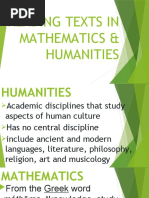 Day 3.2 READING TEXTBOOKS IN MATHEMATICS AND HUMANITIES (Autosaved)