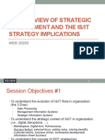 Strategic Management and IS/IT Strategy Implications