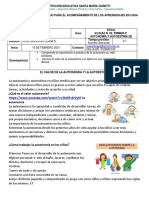 03.guía,, O2 Etica. Autonomía y Utoestima - Periodo 1. 2B