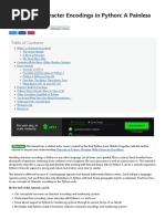 Unicode & Character Encodings in Python - A Painless Guide - Real Python