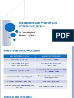 Microprocessor Systems and Interfacing (Eee342) : Dr. Omer Chughtai EE Dept. CUI/Wah