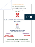 "E-Book Management System": Rajiv Gandhi Proudyogiki Vishwavidyalaya, Bhopal (M.P.)