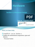 A+ Hardware: Section 1.2 Processor Socket